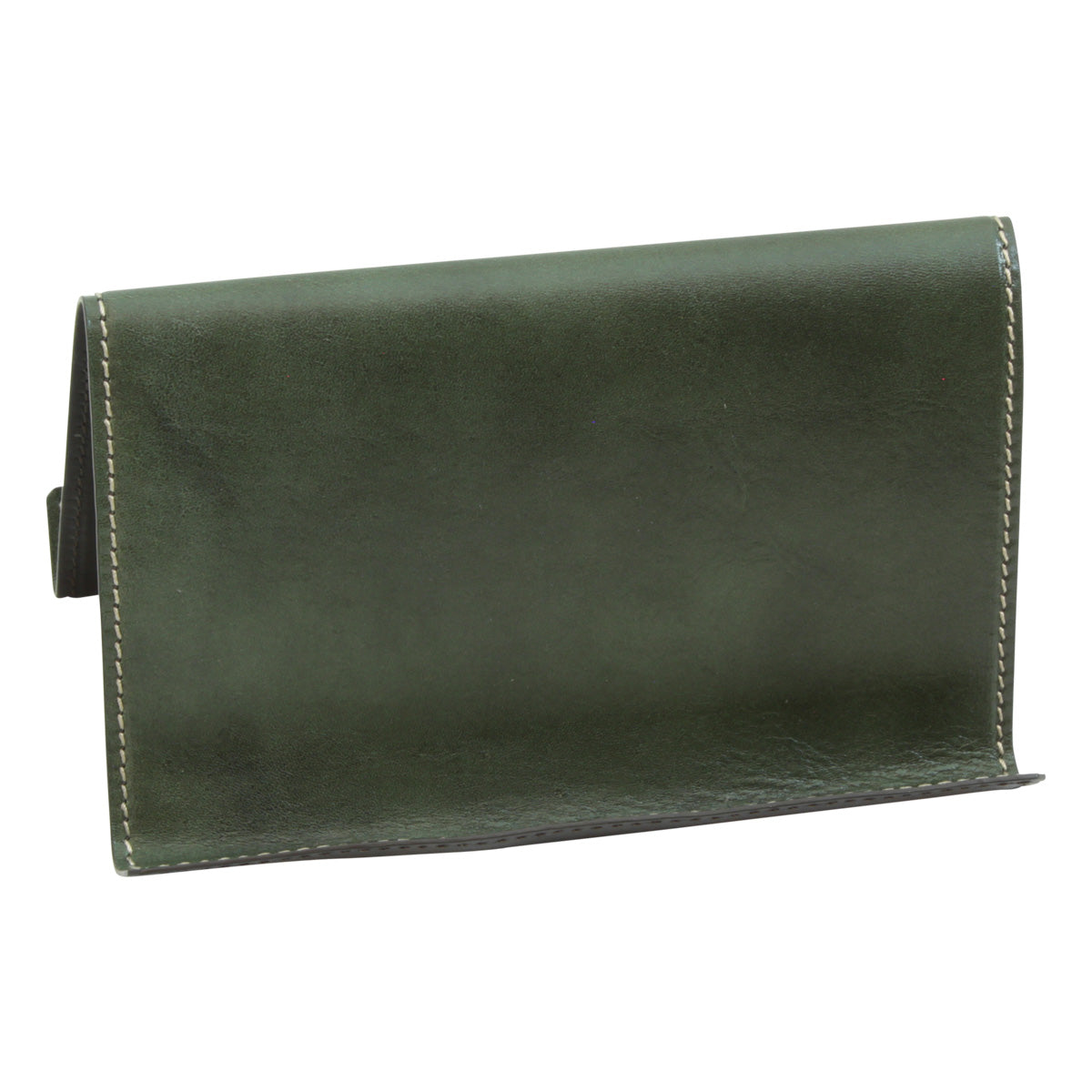 Leather Ipad And Iphone Stand - Green