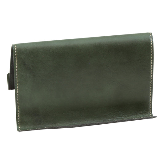 Leather Ipad And Iphone Stand - Green