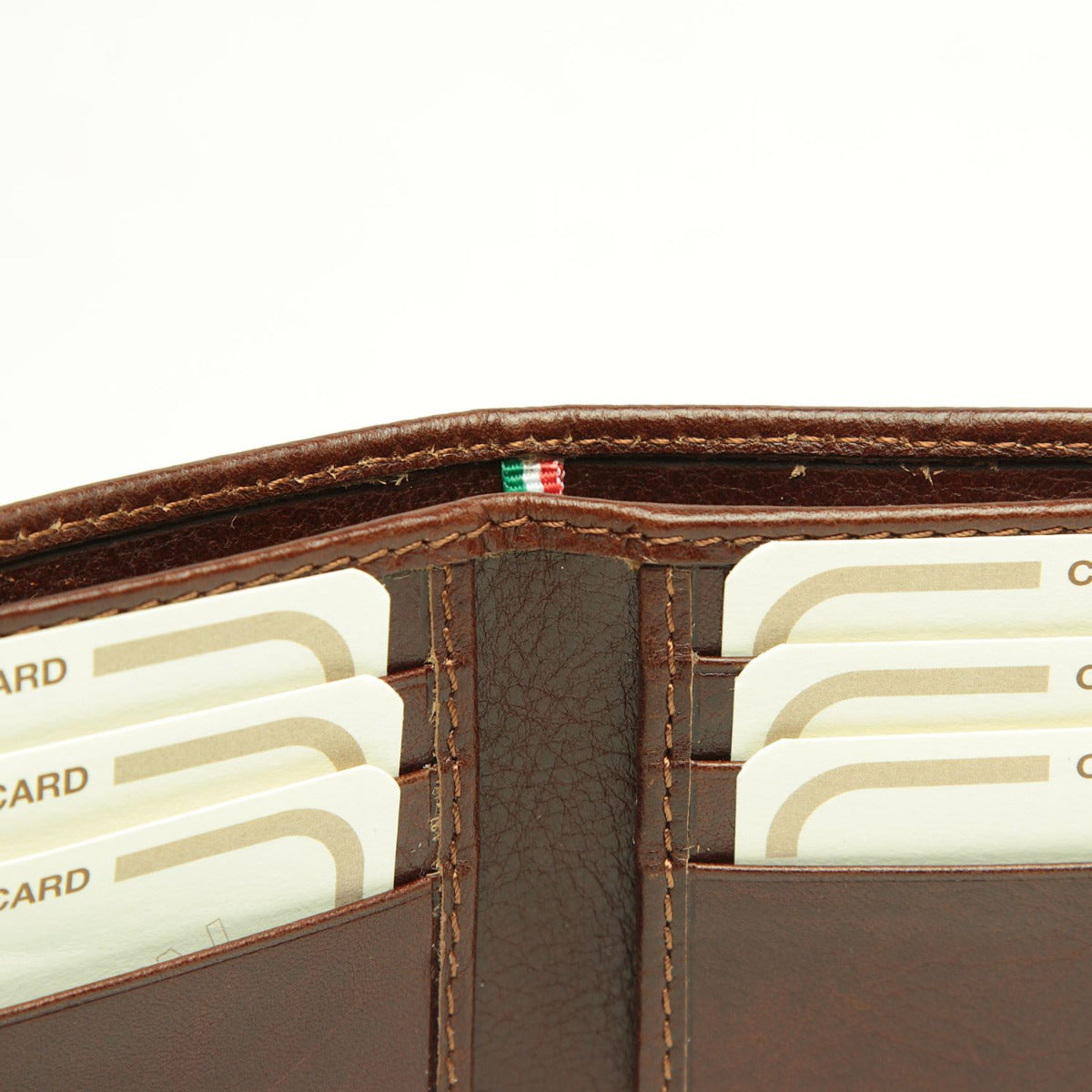 Bifold Wallet With Rfid Blocking Technology - Brown