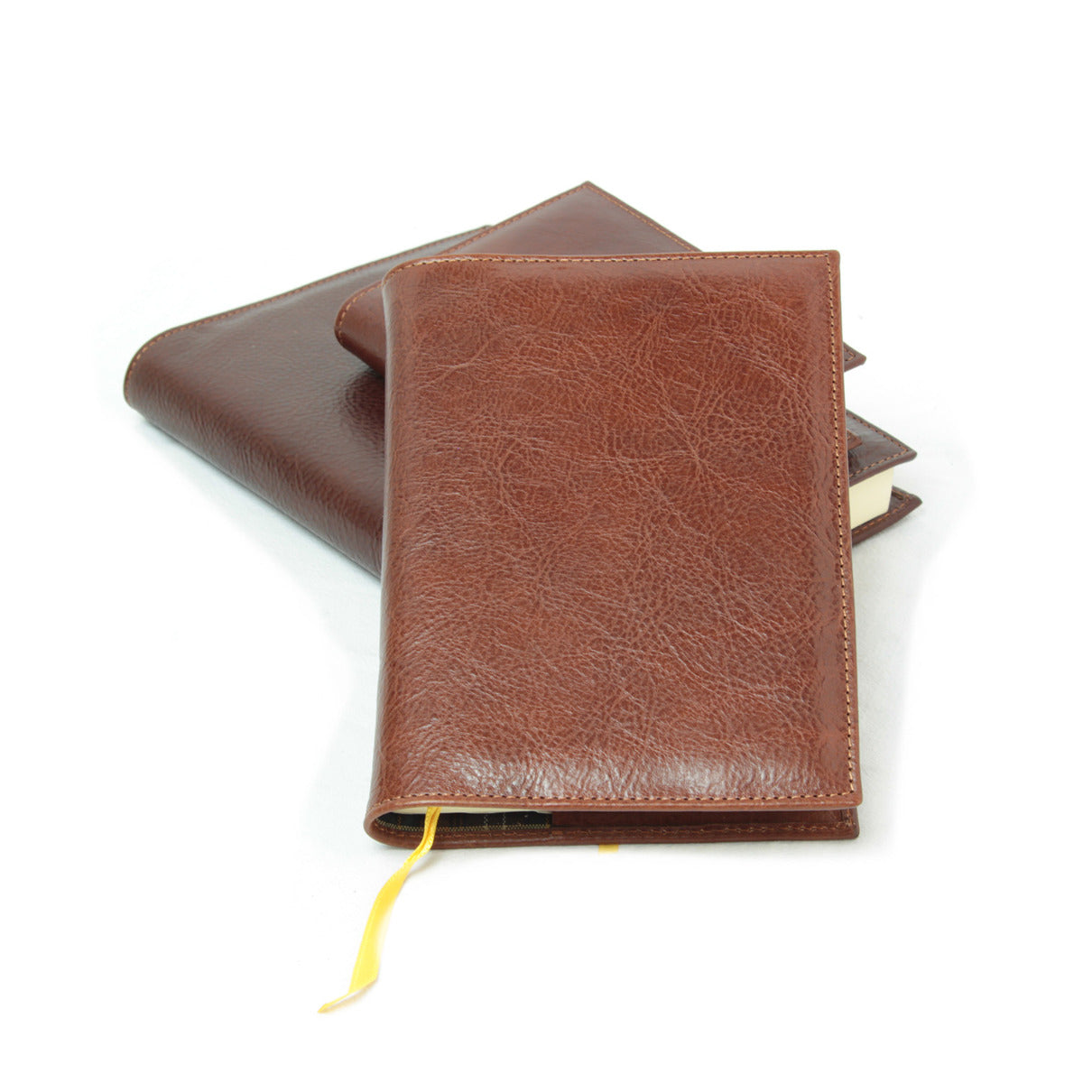 Full Grain Leather Small Daily Planner - Brown