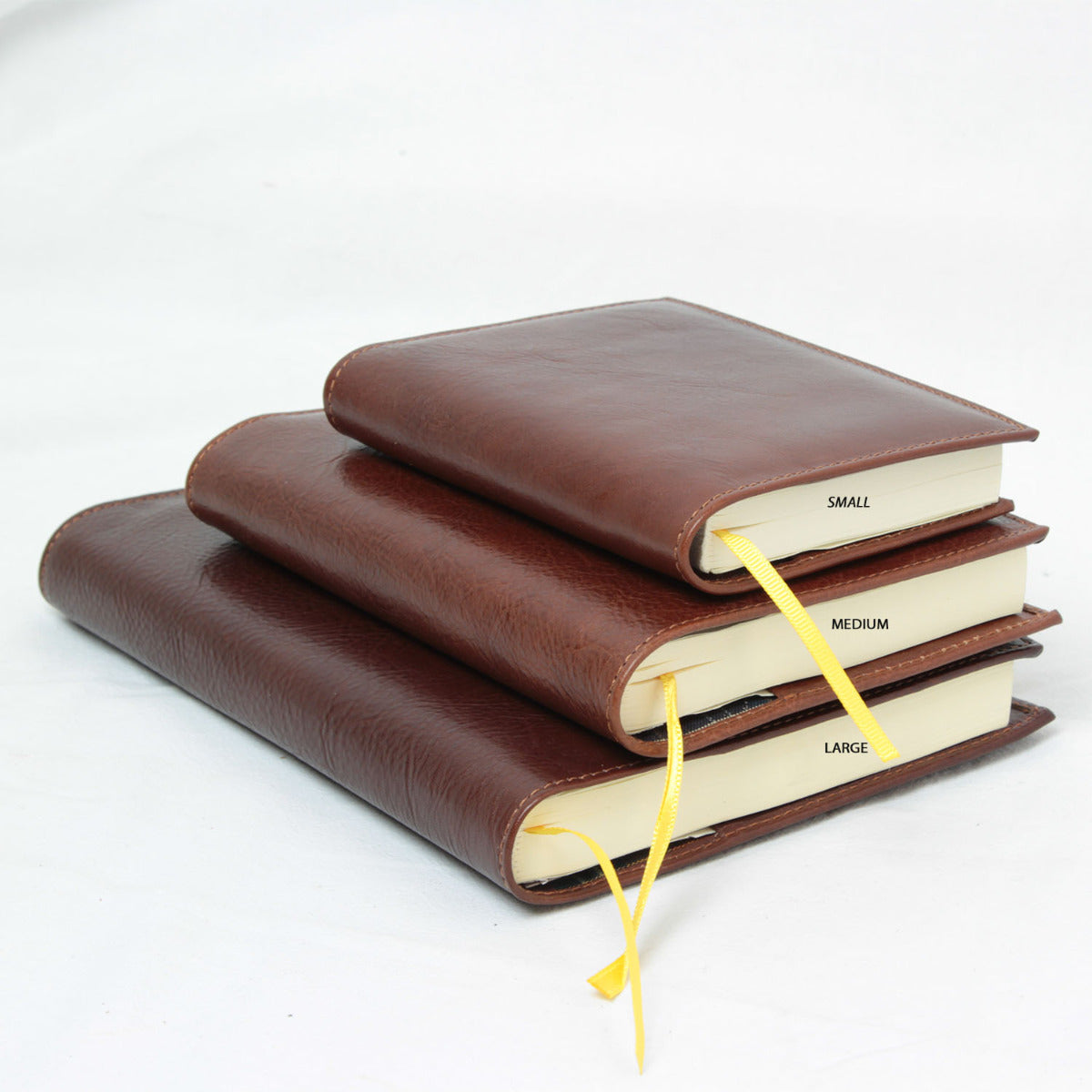 Full Grain Leather Large Daily Planner - Brown