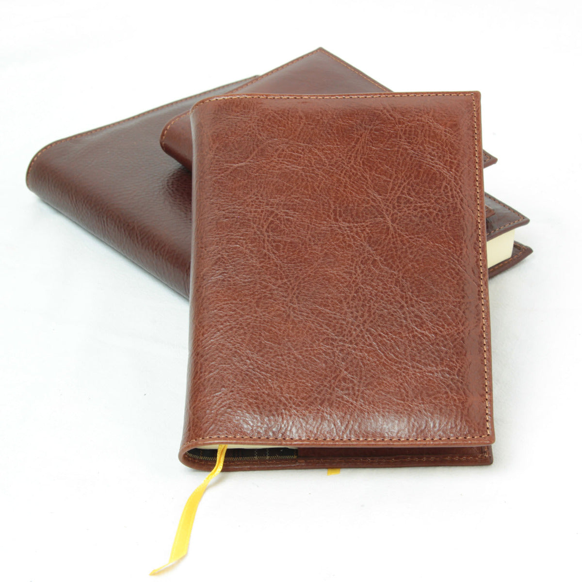 Full Grain Leather Daily Planner Medium - Brown