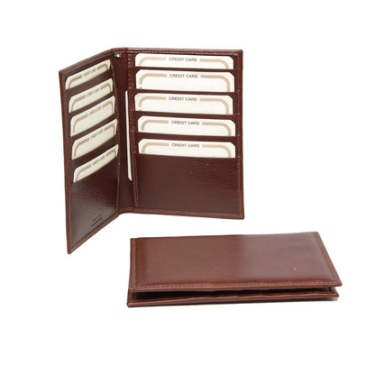 Leather Card Holder With Rfid Protection