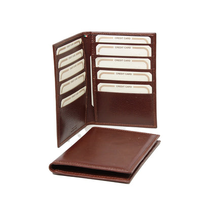 Leather Card Holder With Rfid Protection