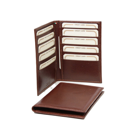 Leather Card Holder With Rfid Protection