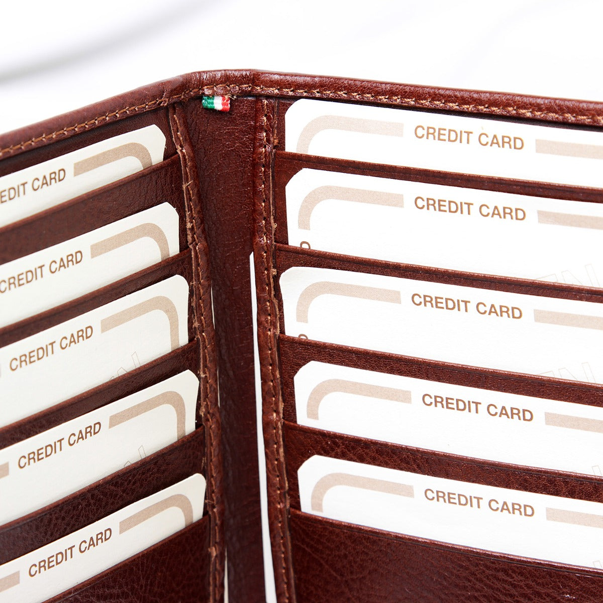Leather Card Holder With Rfid Protection