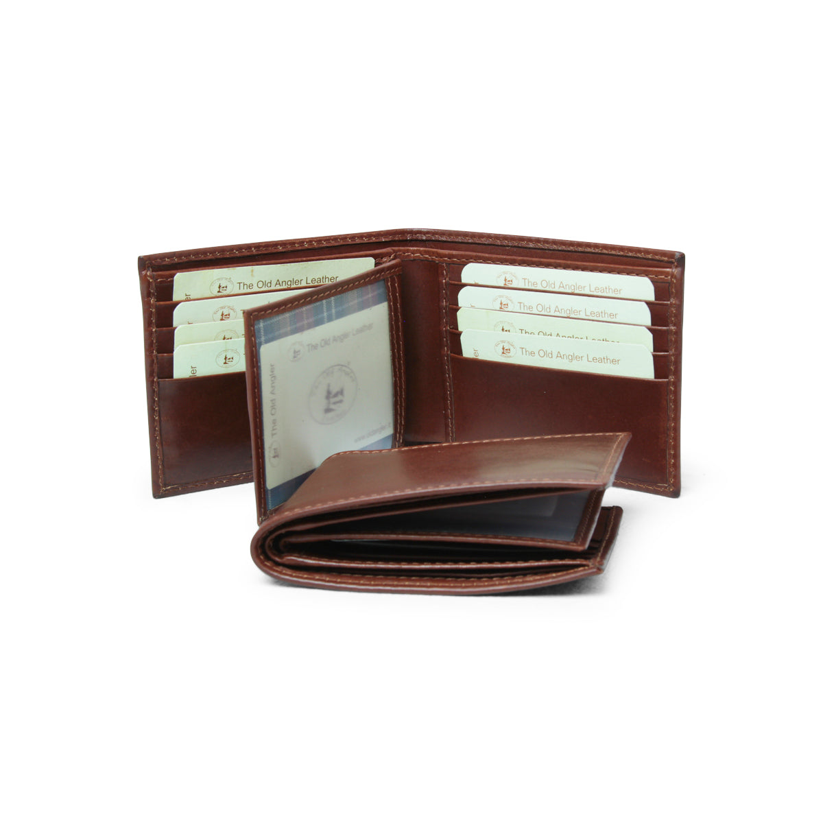 Leather Wallet  - Brown With Rfid