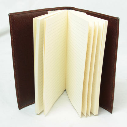 Full Grain Leather Large Diary - Brown