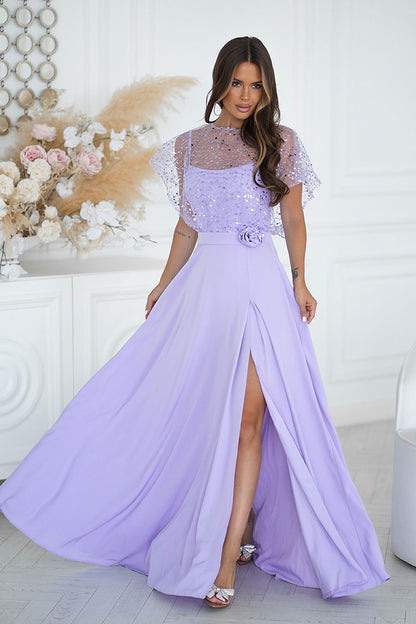  Long dress model 219693 Bicotone 