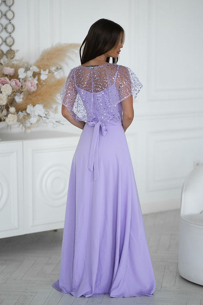  Long dress model 219693 Bicotone 