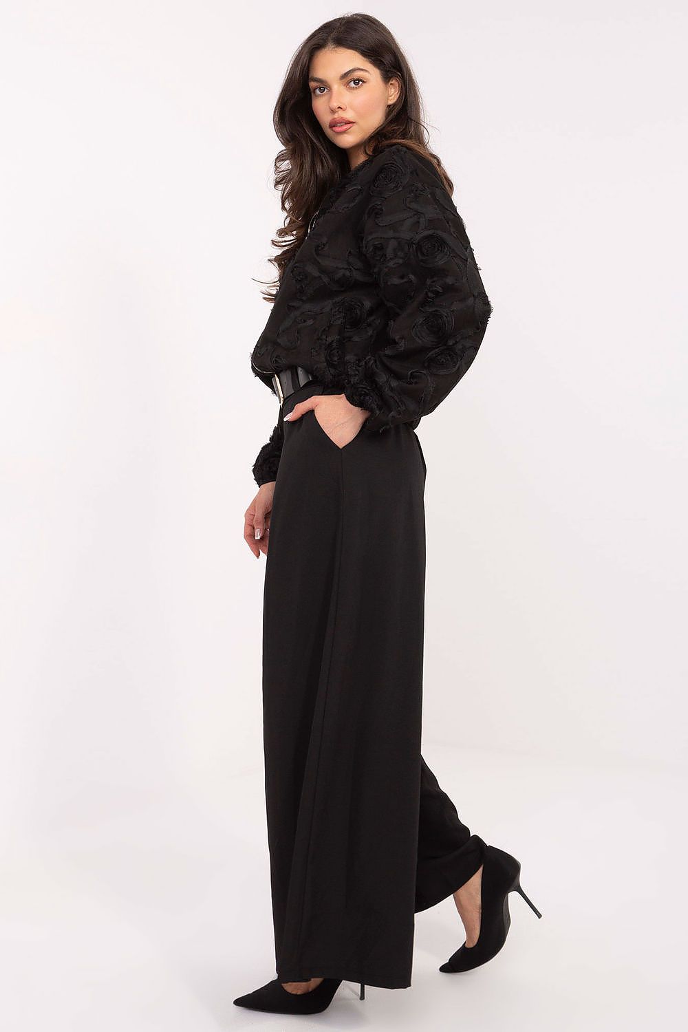  Women trousers model 220024 Italy Moda 