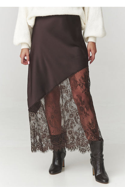  Skirt model 220785 Makadamia 