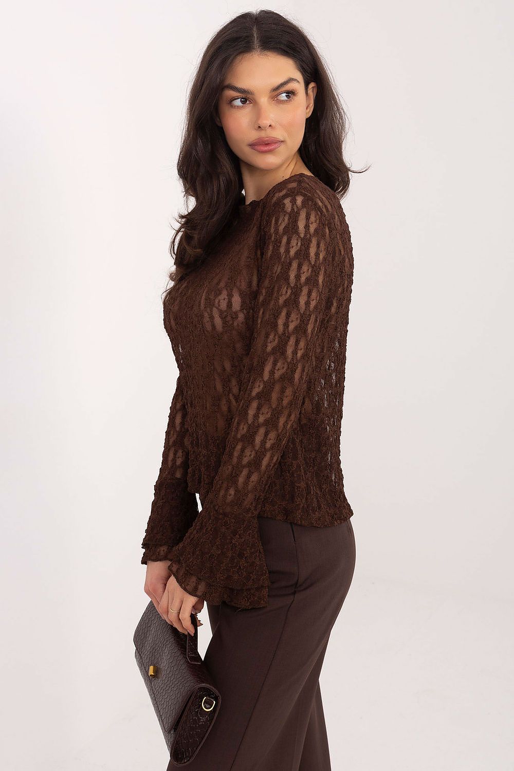  Lace blouse model 222447 Italy Moda 