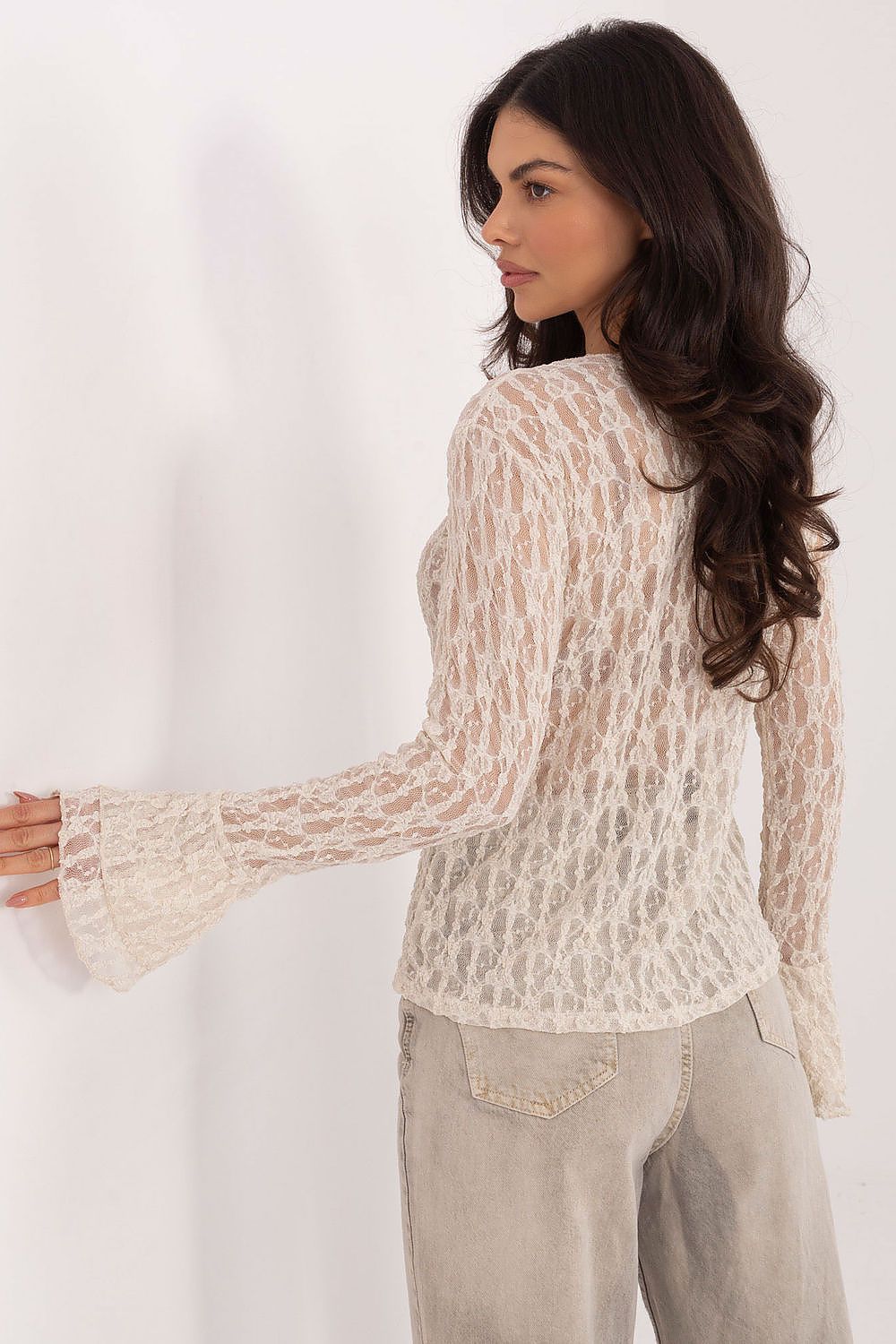  Lace blouse model 222448 Italy Moda 