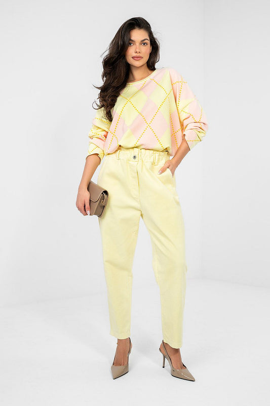  corduroy trousers model 224840 Italy Moda 
