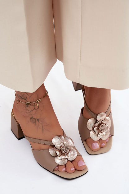  Heeled sandals model 228378 Step in style 