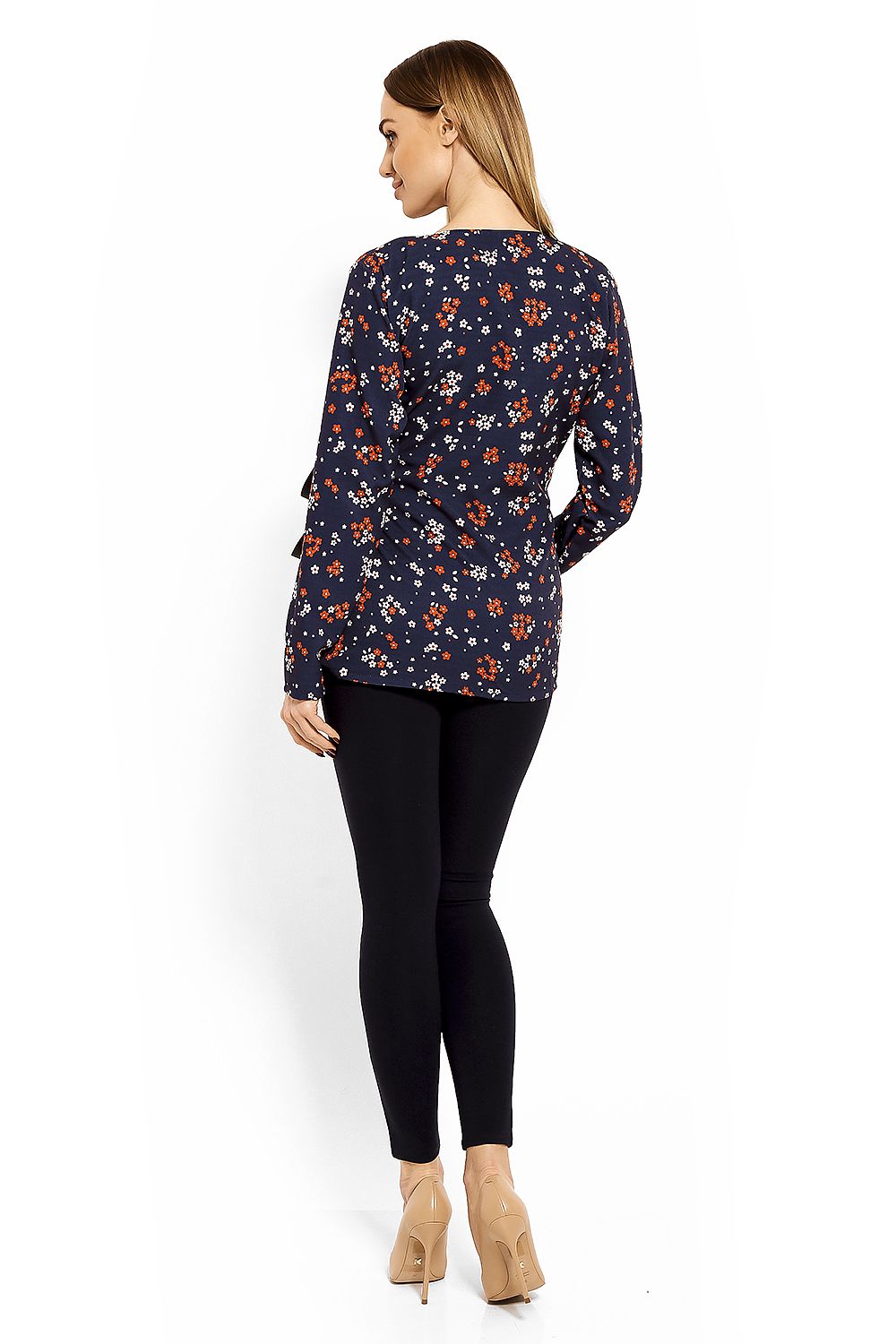  Maternity blouse model 113244 PeeKaBoo 