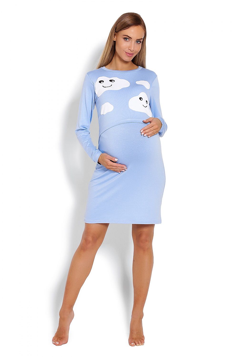  maternity nightgown model 122962 PeeKaBoo 