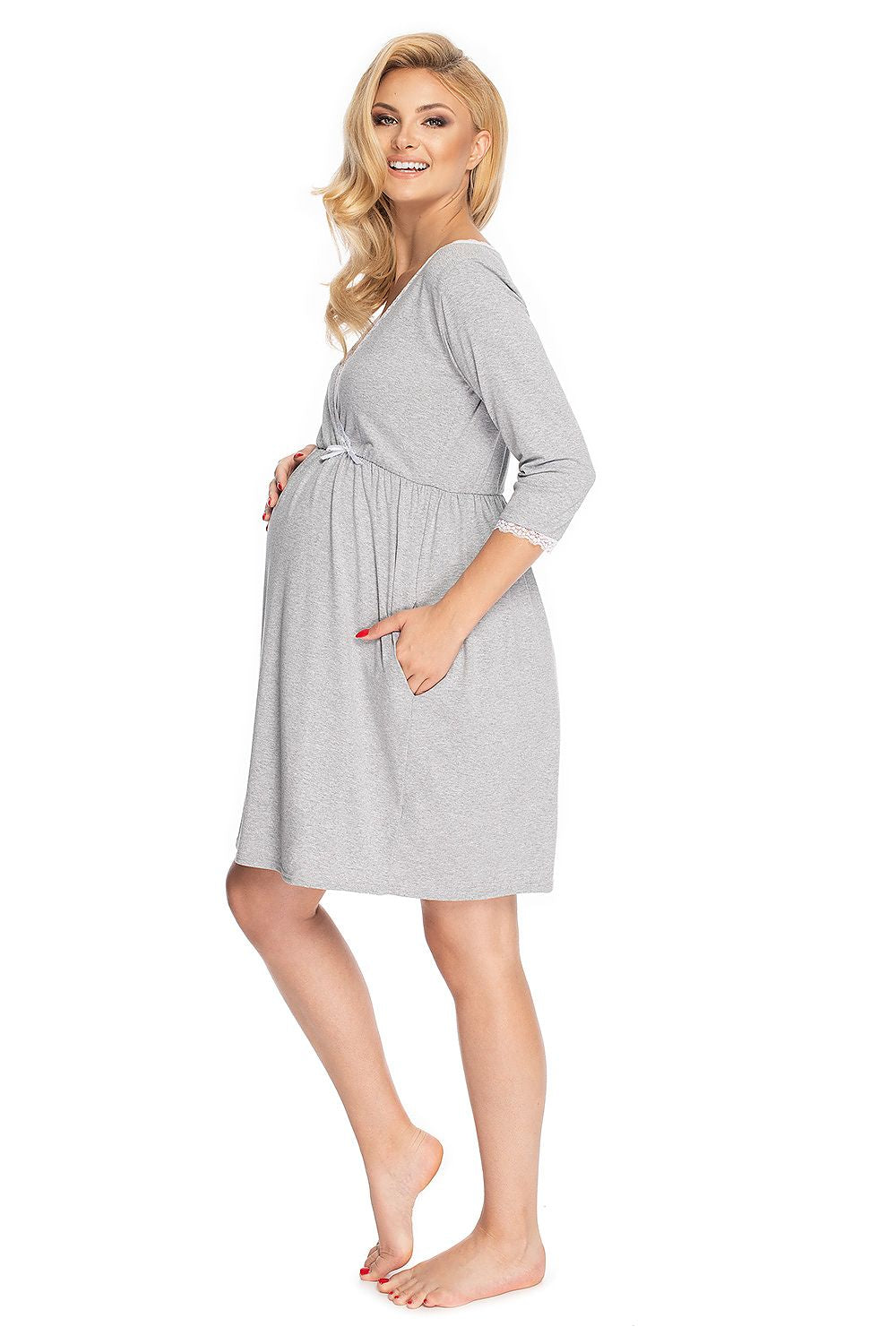  maternity nightgown model 147509 PeeKaBoo 