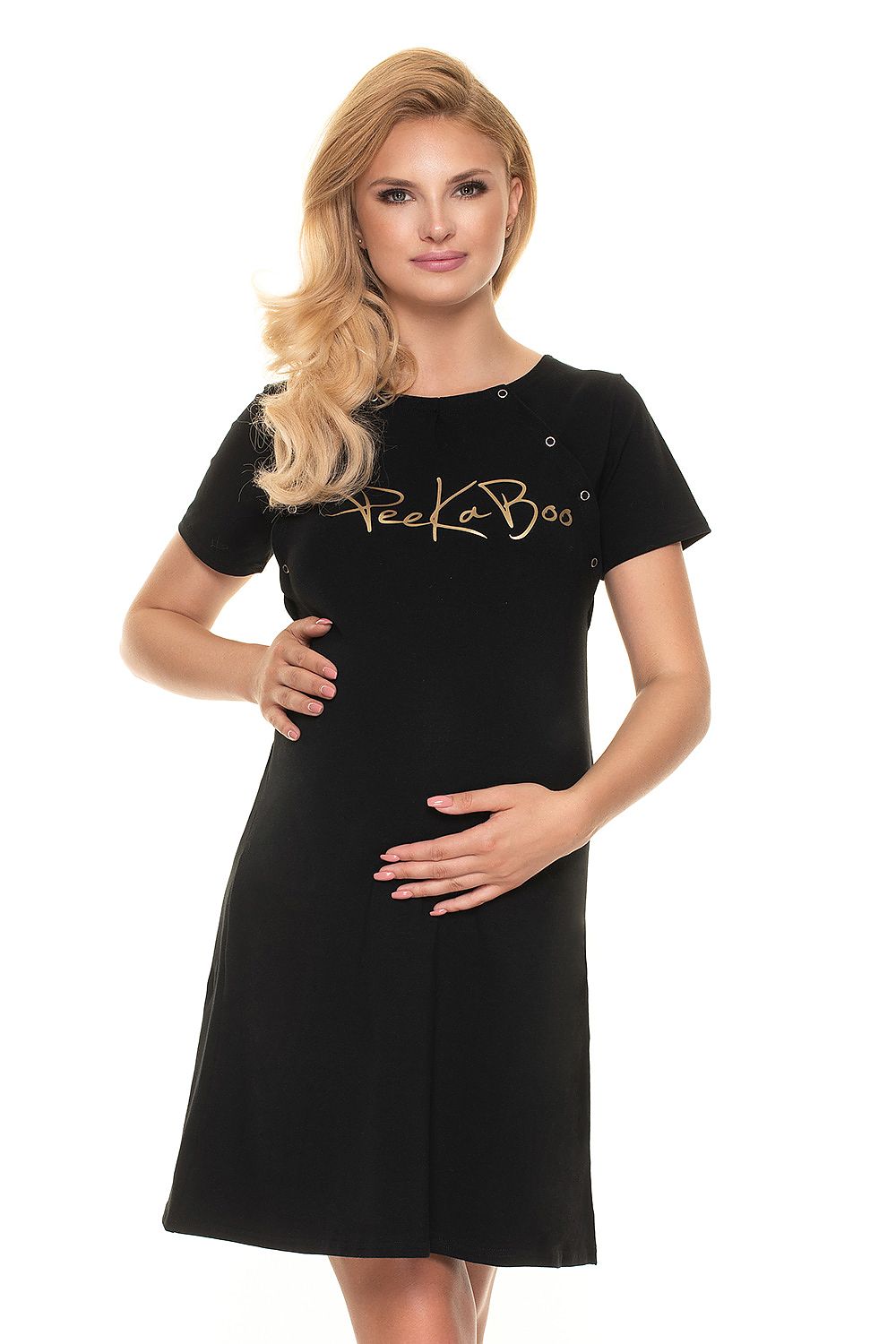  maternity nightgown model 157707 PeeKaBoo 