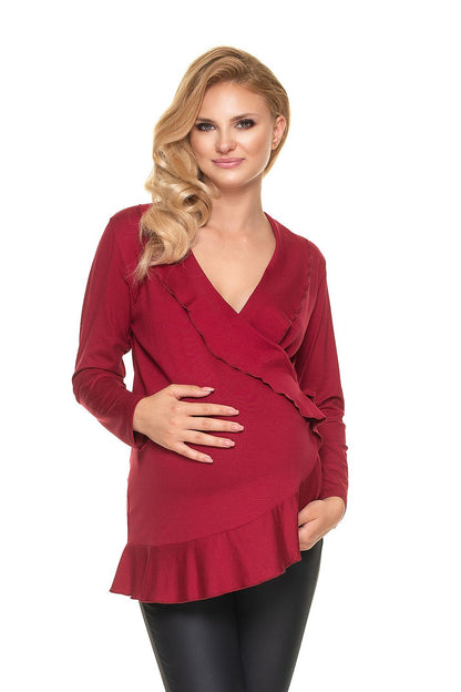  Maternity blouse model 157822 PeeKaBoo 
