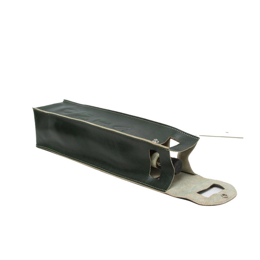 Leather Wine Holder - Green
