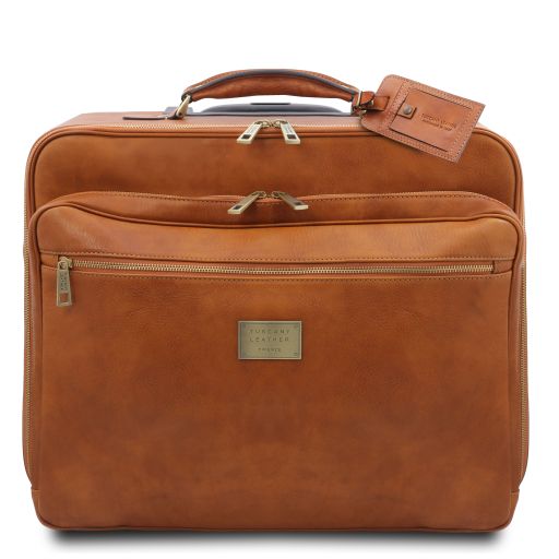 Natural leather Suitcases Varsavia - by Tuscany Leather
