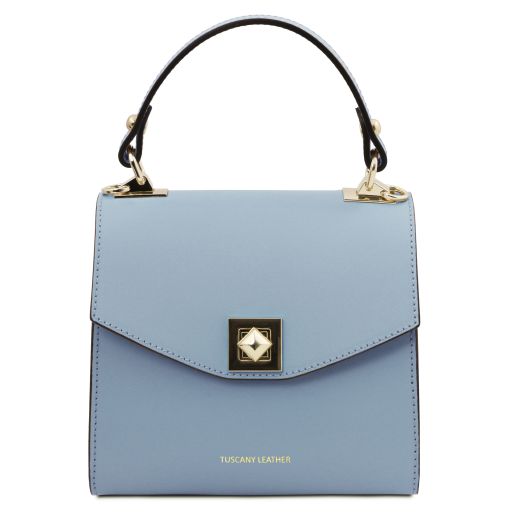 Light Blue leather Handbags TL by Tuscany Leather