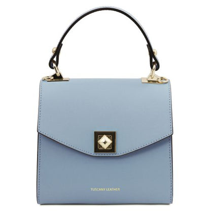 Light Blue leather Handbags TL by Tuscany Leather