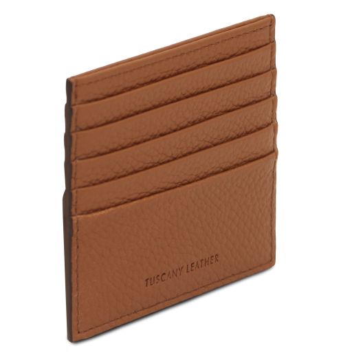 Dark Taupe leather Travel Accessories Leather card by Tuscany Leather