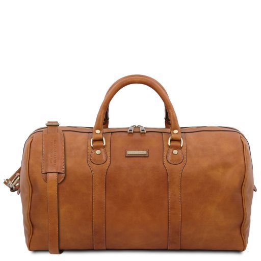 Natural leather Duffel Bags Oslo - by Tuscany Leather
