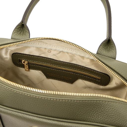 Black leather Handbags Stephany - by Tuscany Leather