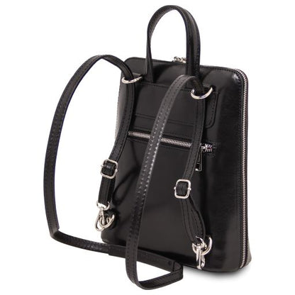 Paris - Small leather backpack for women