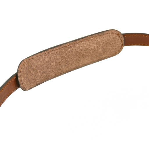 Honey leather Travel Accessories Adjustable briefcases by Tuscany Leather