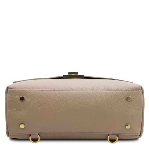 Black leather Handbags Silene - by Tuscany Leather