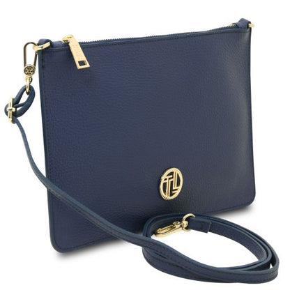 Coffee leather Handbags Diva - by Tuscany Leather