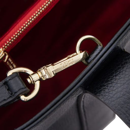 Black leather Handbags Callie - by Tuscany Leather
