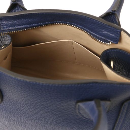 Black leather Handbags Coccola - by Tuscany Leather