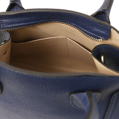 Black leather Handbags Coccola - by Tuscany Leather