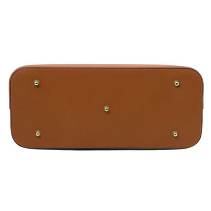 Red leather Handbags Olimpia - by Tuscany Leather