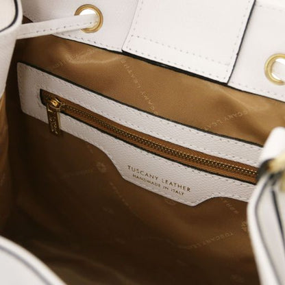 Cognac leather Handbags Minerva - by Tuscany Leather