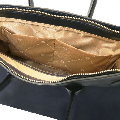 Cognac leather Handbags TL by Tuscany Leather