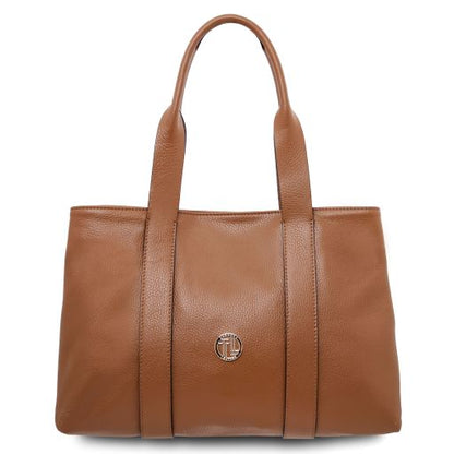 Cognac leather Handbags Callie - by Tuscany Leather