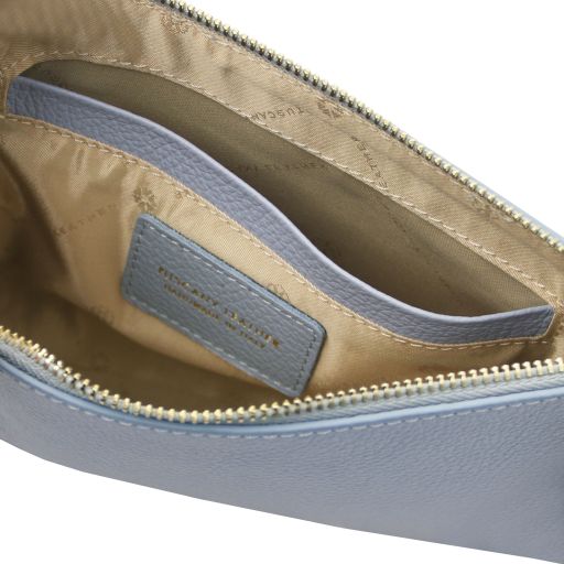 Coffee leather Handbags Diva - by Tuscany Leather