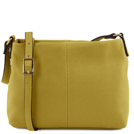 Green leather Shoulder Bags TL by Tuscany Leather