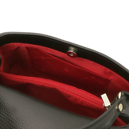 Black leather Handbags Maisy - by Tuscany Leather