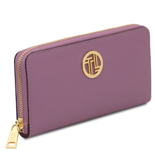 Financier - Exclusive zip around leather wallet