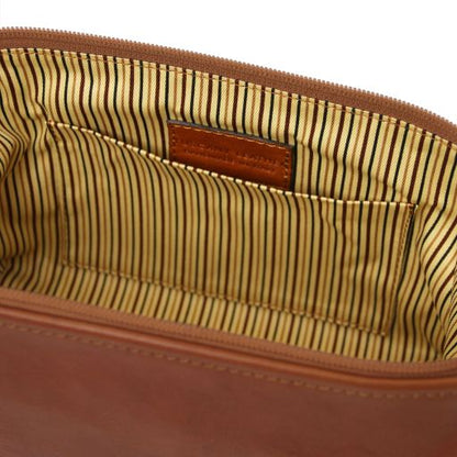 Smarty - Leather toiletry bag - Small size