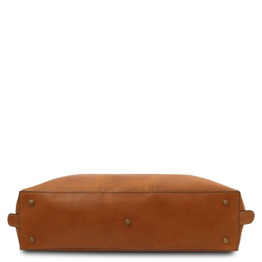 Brown leather Briefcases Ravenna - by Tuscany Leather