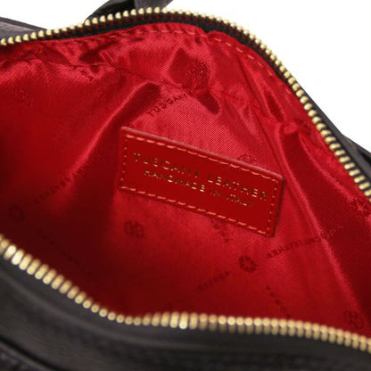 White leather Handbags Mousse - by Tuscany Leather